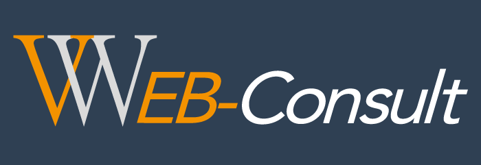 vweb-consult logo og link til deres hjemmeside
